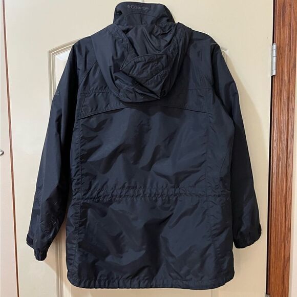 COLUMBIA Hooded Core Interchange Coat Black Women’s Size Medium - Picture 2 of 6